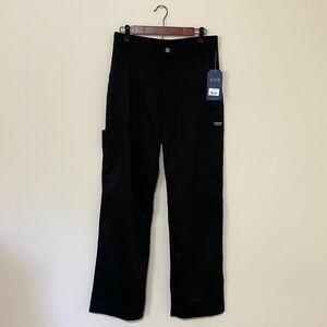 NWT Men’s Cherokee Black Modern Classic Straight Leg Scrub Pants Size Small